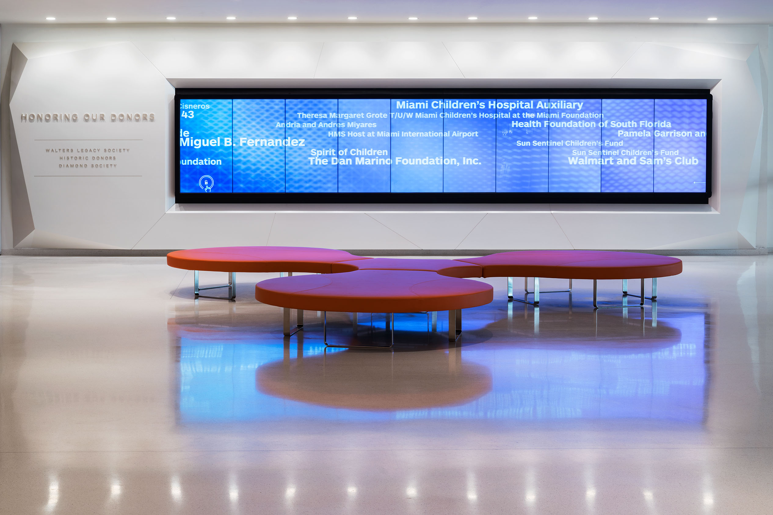 Miami Children's Hospital Digital Donor Wall