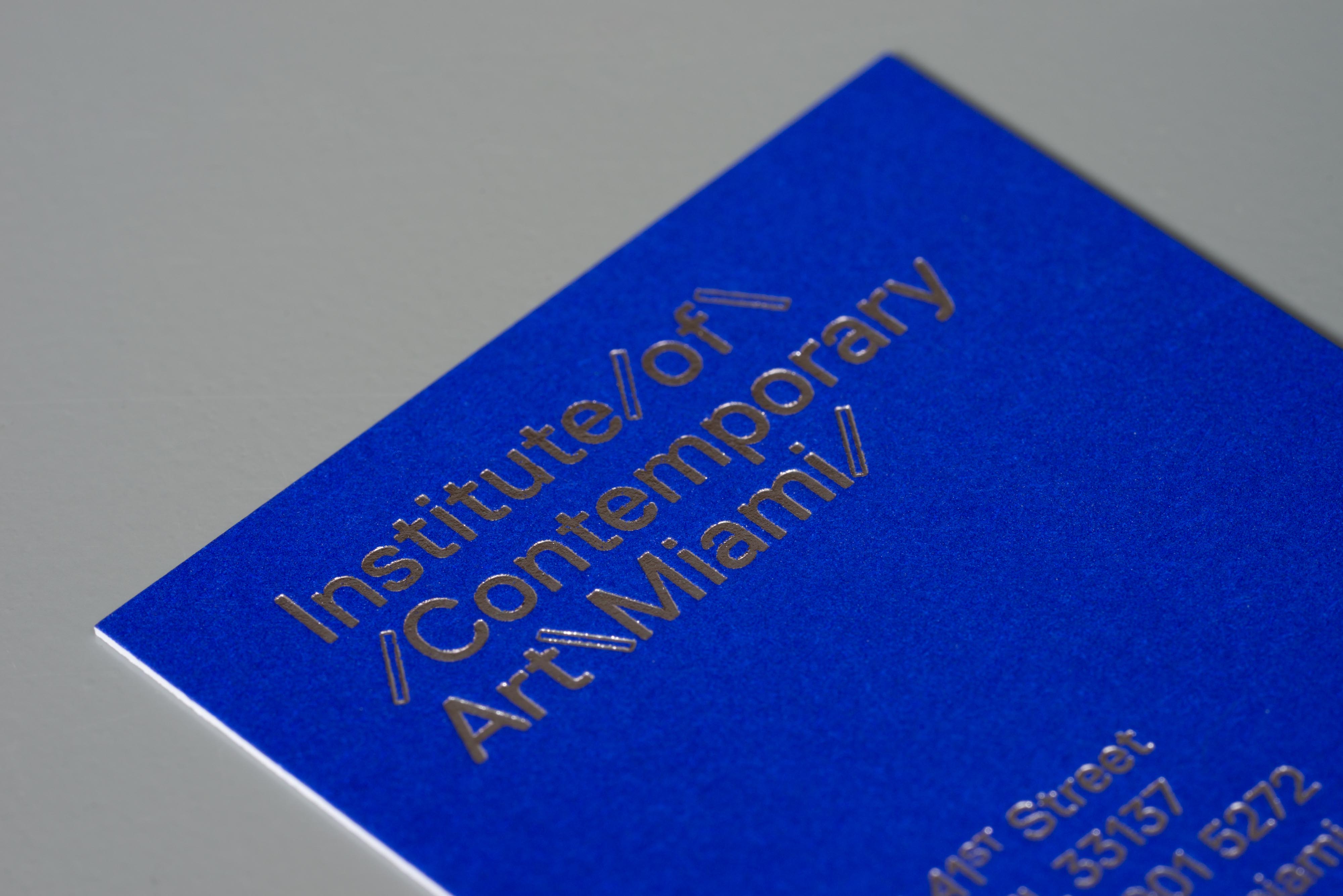 Institute of Contemporary Art, Miami ICA Miami Identity System