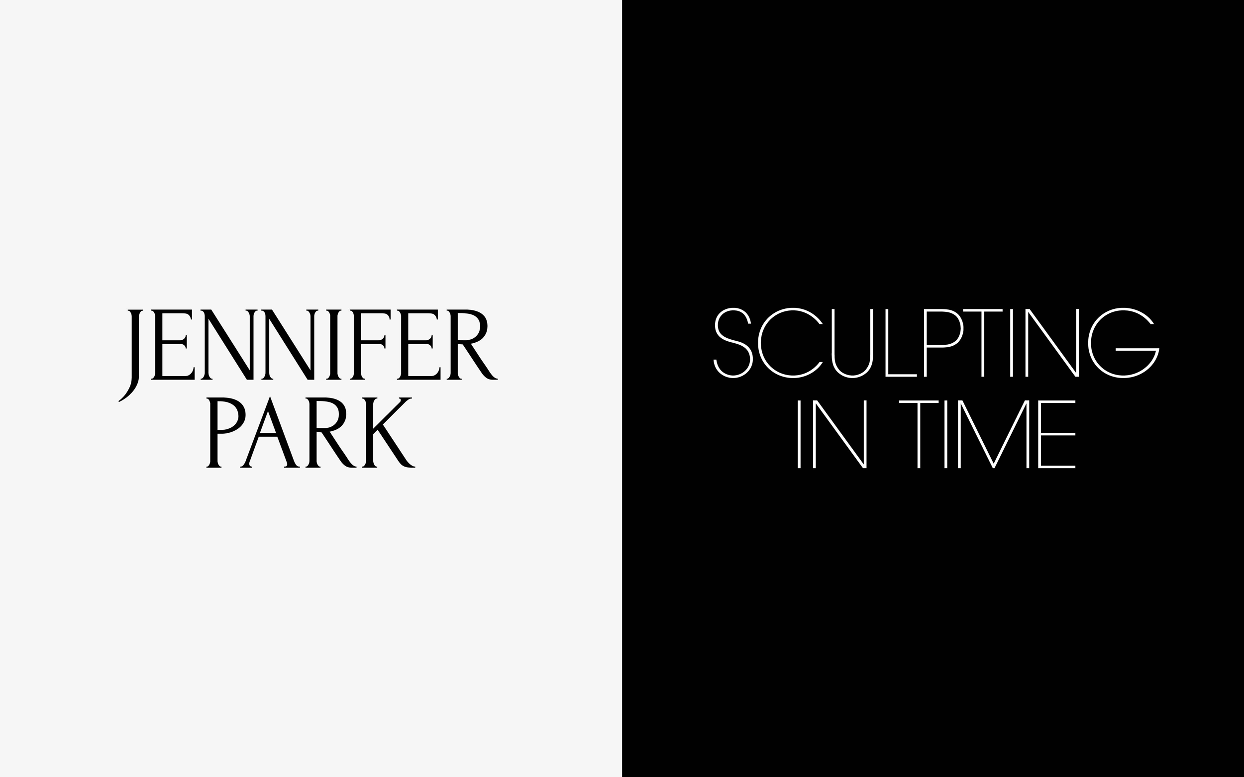 Jennifer Park Sculpting in Time