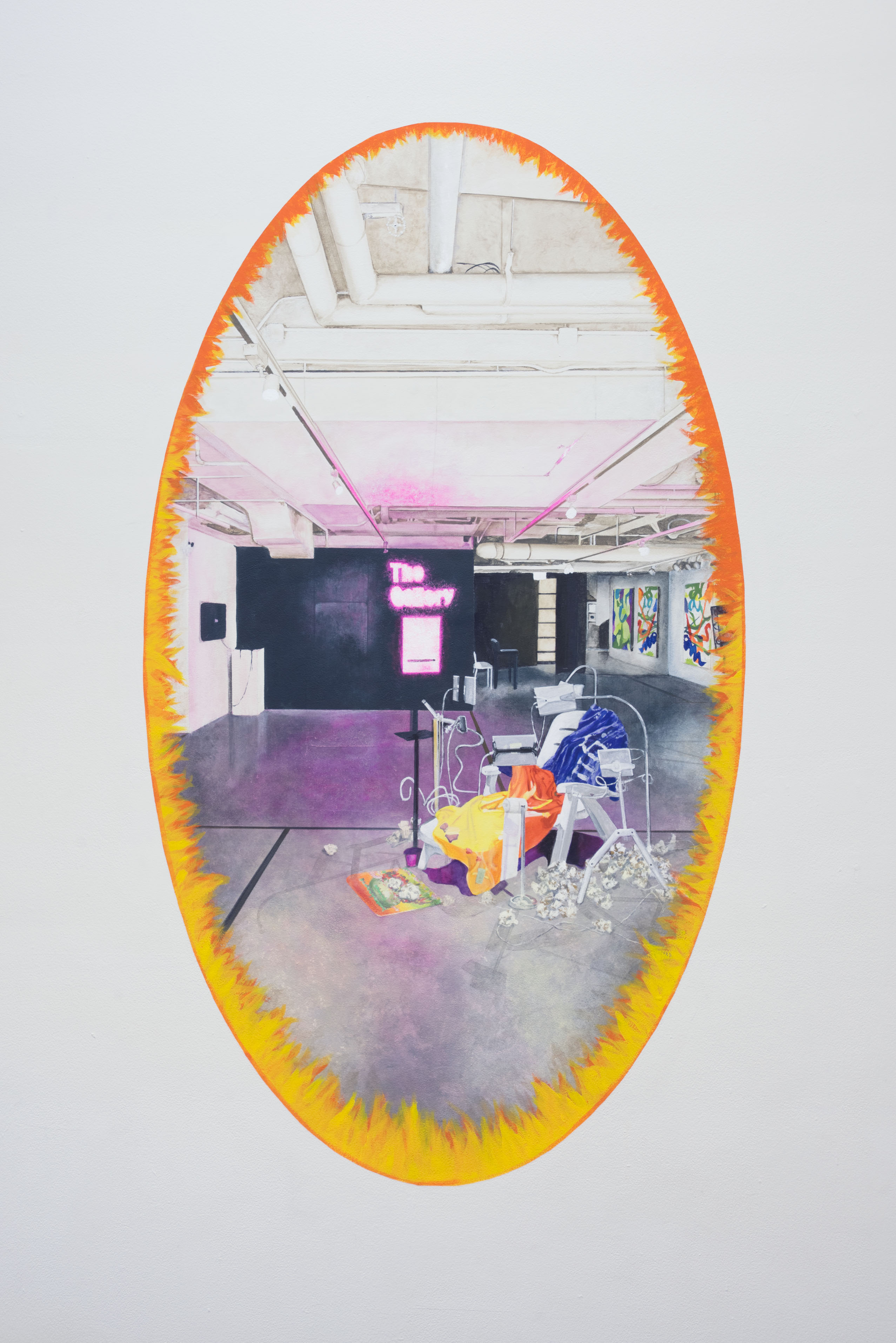 Oliver Payne: Untitled (Portal Painting)