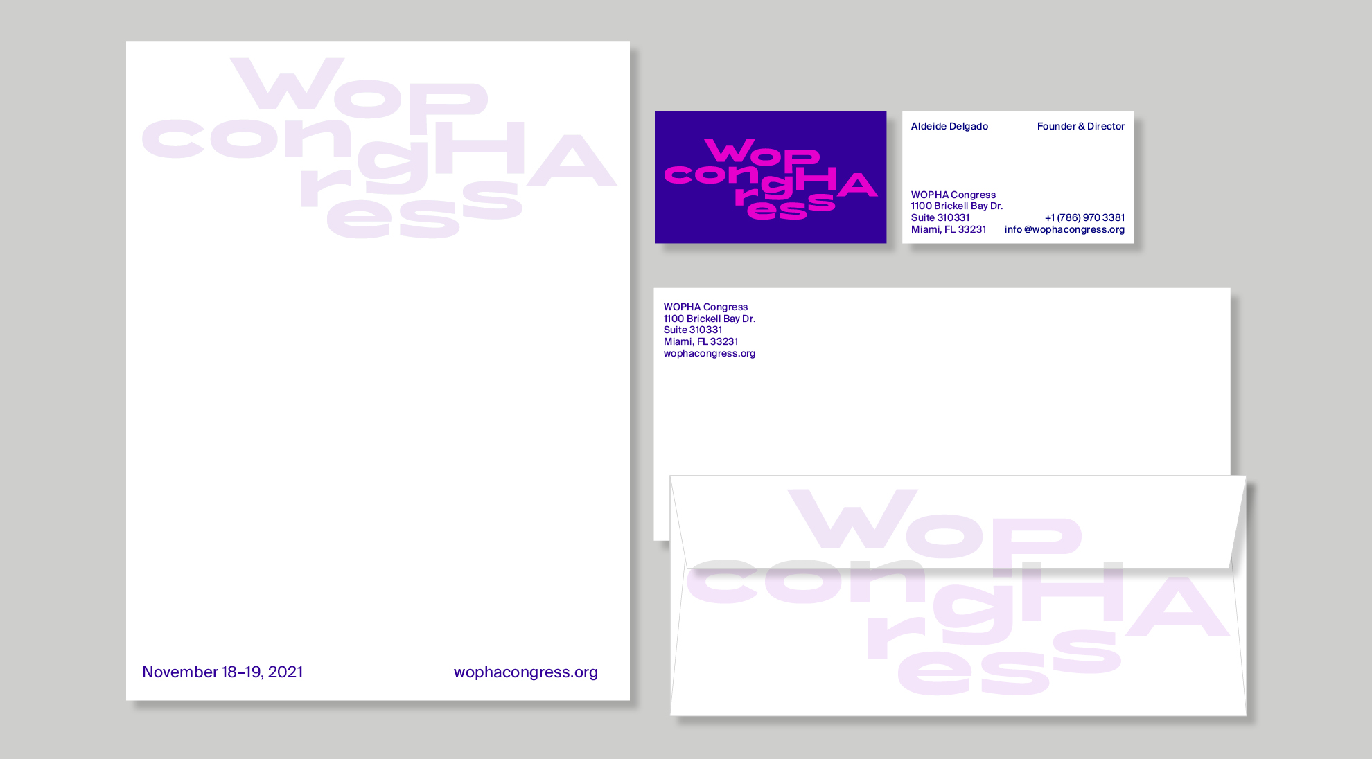 WOPHA Congress design assets